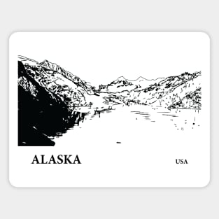 Alaska USA Magnet